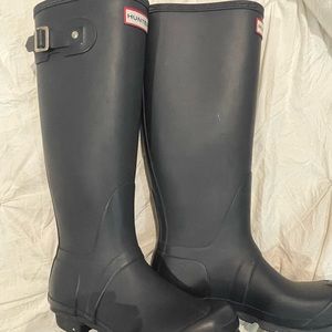 Hunter Rain Boots Navy 7